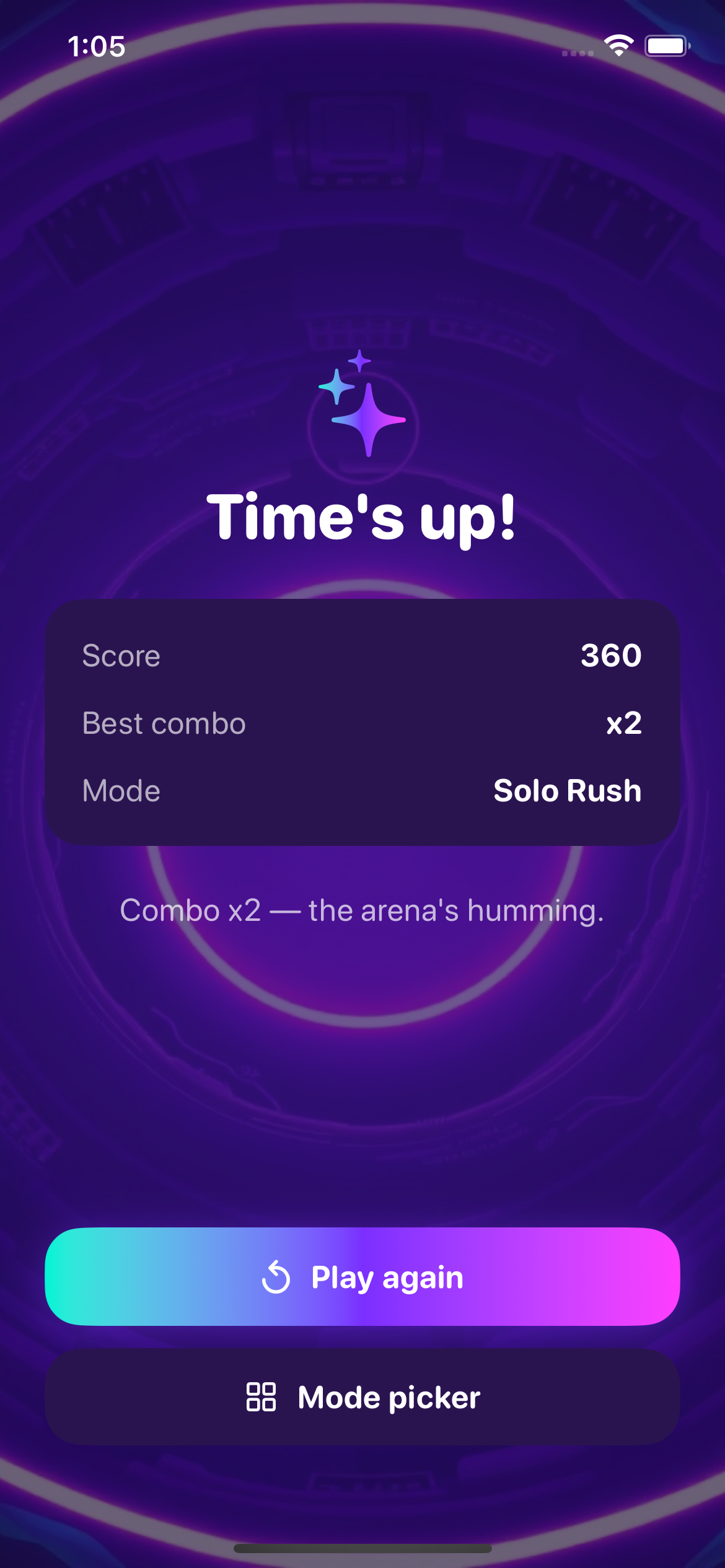 Purplode splash screen