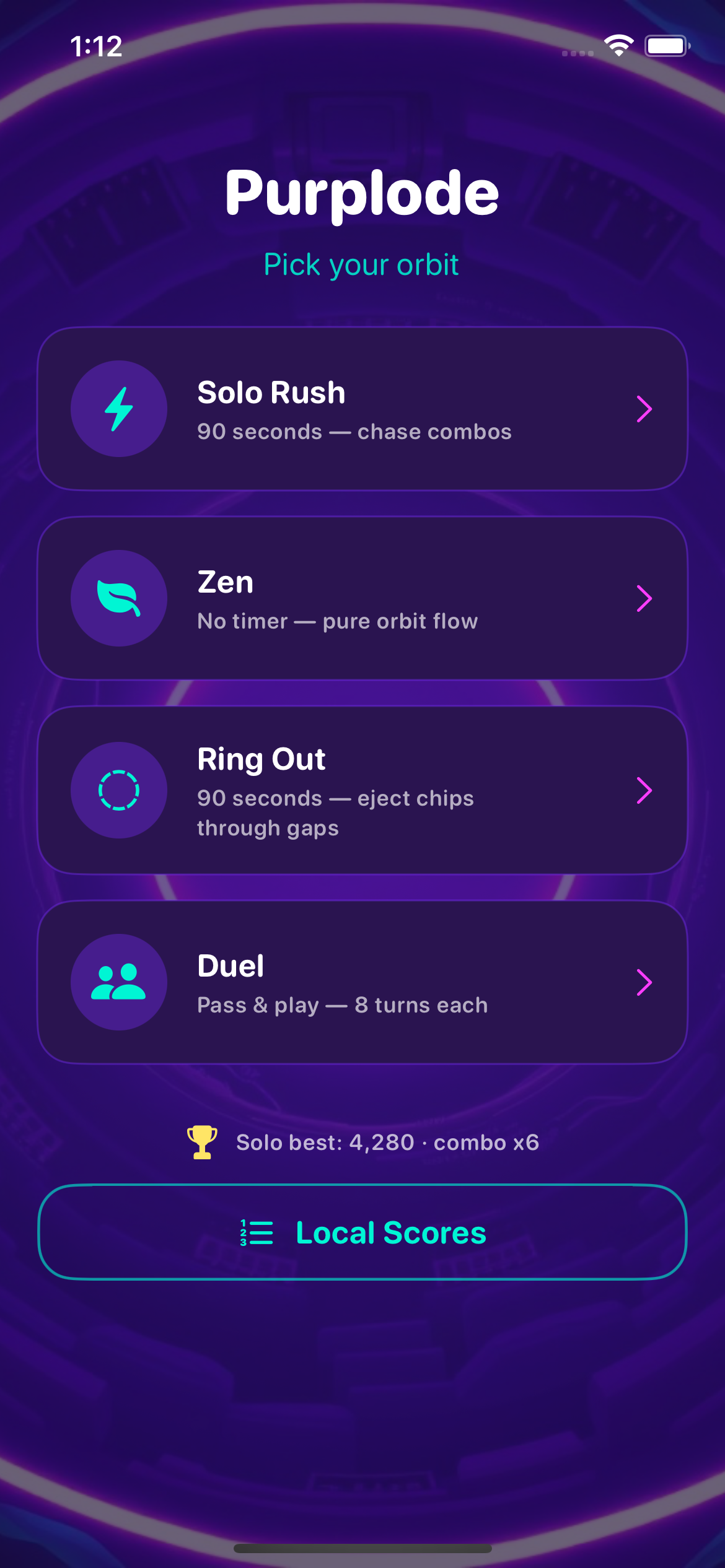 Solo Rush arena